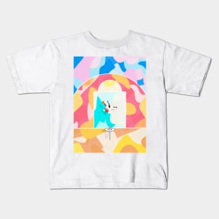 Shooting Hoops Kids T-Shirt